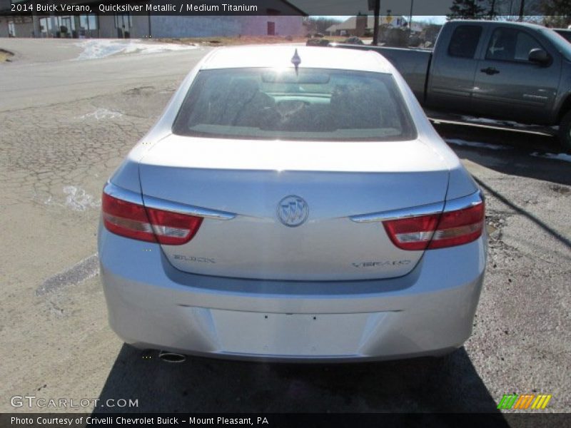 Quicksilver Metallic / Medium Titanium 2014 Buick Verano