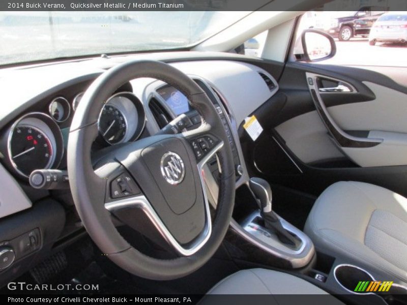 Quicksilver Metallic / Medium Titanium 2014 Buick Verano