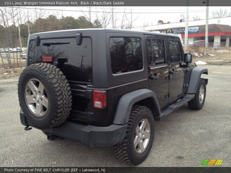 Black / Black/Dark Saddle 2011 Jeep Wrangler Unlimited Rubicon 4x4