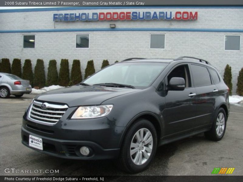 Diamond Gray Metallic / Slate Gray 2008 Subaru Tribeca Limited 7 Passenger