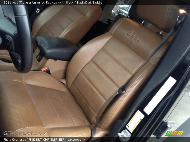 Black / Black/Dark Saddle 2011 Jeep Wrangler Unlimited Rubicon 4x4