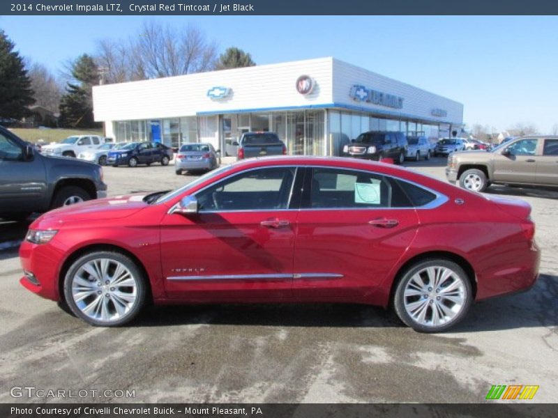 Crystal Red Tintcoat / Jet Black 2014 Chevrolet Impala LTZ