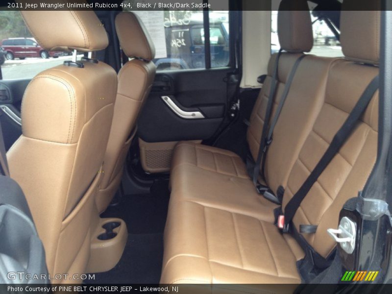 Black / Black/Dark Saddle 2011 Jeep Wrangler Unlimited Rubicon 4x4