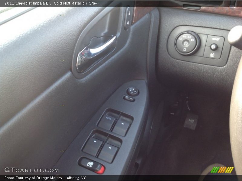 Gold Mist Metallic / Gray 2011 Chevrolet Impala LT