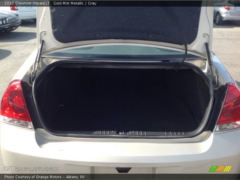 Gold Mist Metallic / Gray 2011 Chevrolet Impala LT