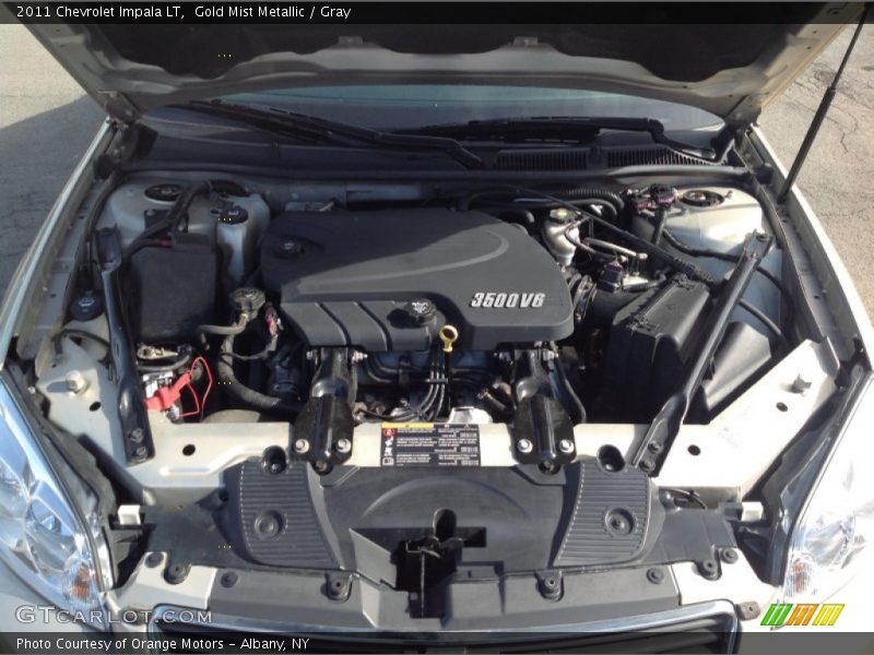 Gold Mist Metallic / Gray 2011 Chevrolet Impala LT