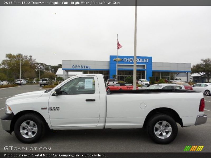 Bright White / Black/Diesel Gray 2013 Ram 1500 Tradesman Regular Cab