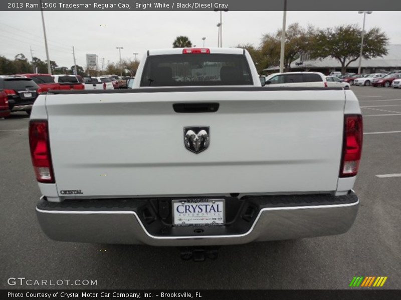 Bright White / Black/Diesel Gray 2013 Ram 1500 Tradesman Regular Cab