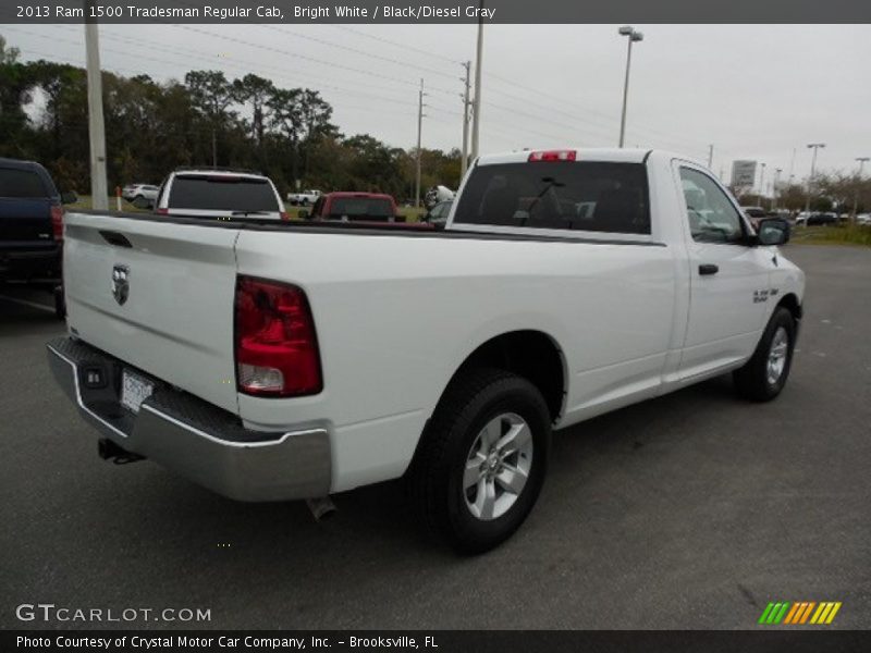 Bright White / Black/Diesel Gray 2013 Ram 1500 Tradesman Regular Cab