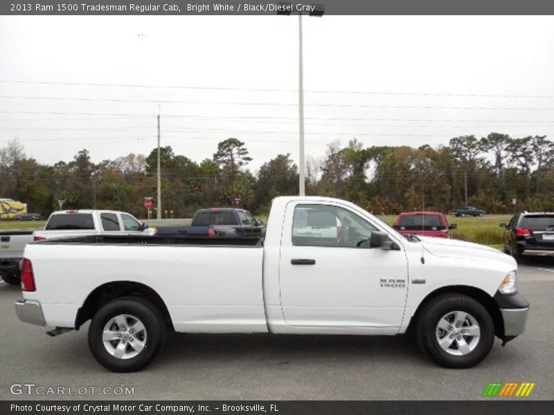 Bright White / Black/Diesel Gray 2013 Ram 1500 Tradesman Regular Cab