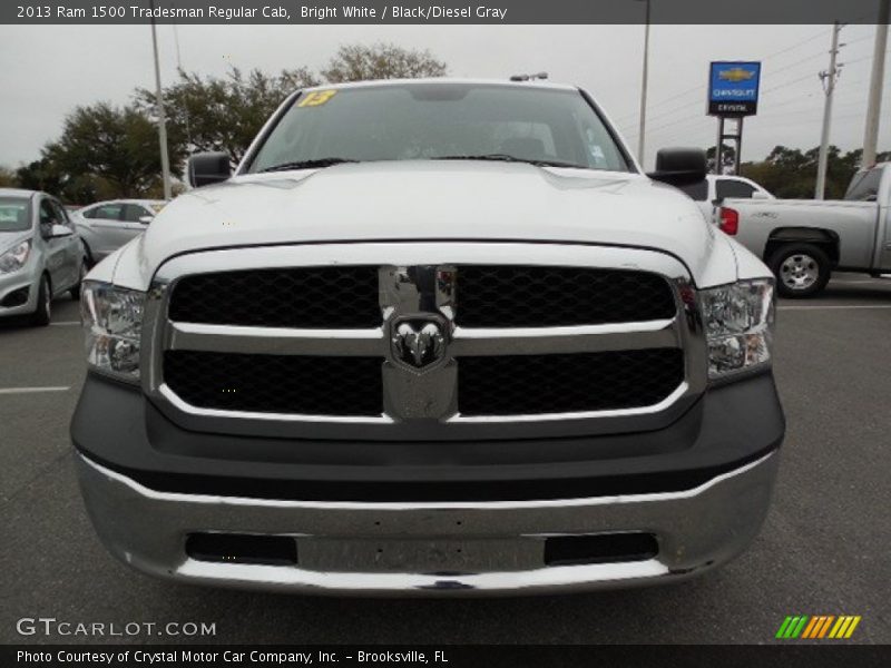 Bright White / Black/Diesel Gray 2013 Ram 1500 Tradesman Regular Cab