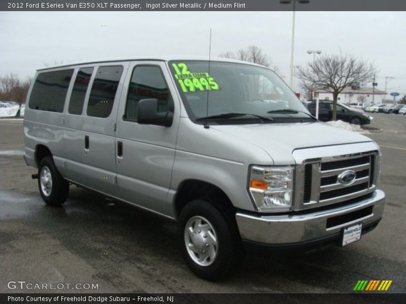 Ingot Silver Metallic / Medium Flint 2012 Ford E Series Van E350 XLT Passenger