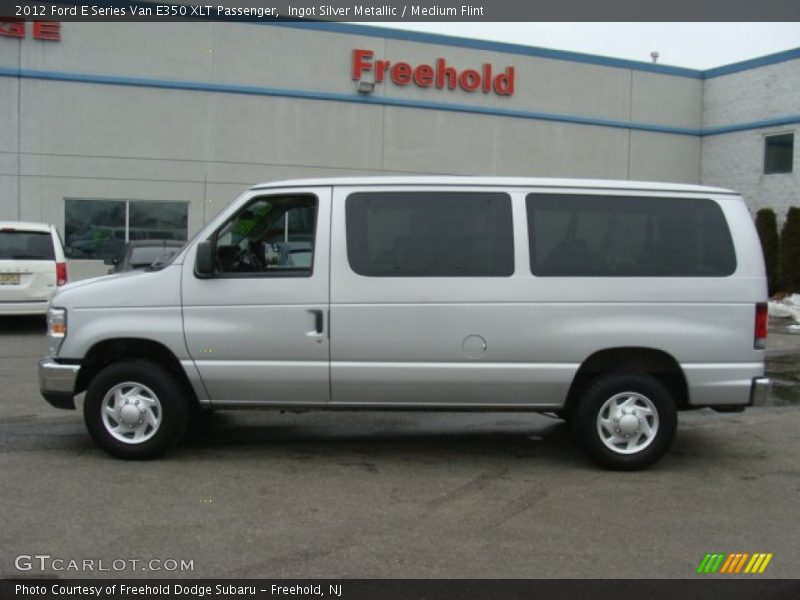 Ingot Silver Metallic / Medium Flint 2012 Ford E Series Van E350 XLT Passenger