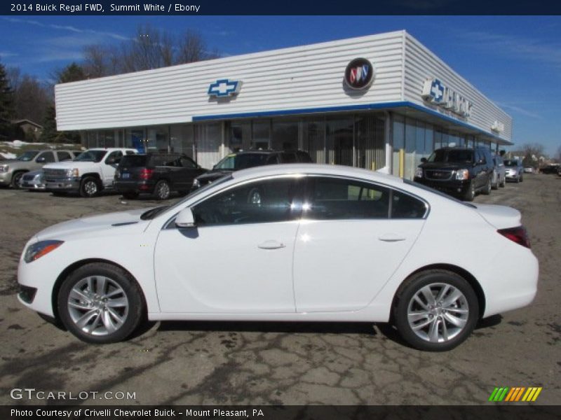 Summit White / Ebony 2014 Buick Regal FWD