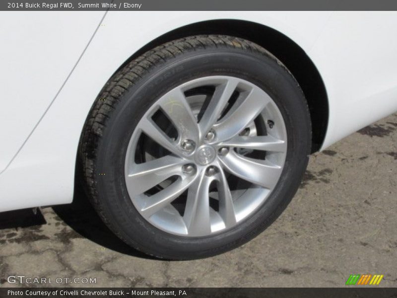 Summit White / Ebony 2014 Buick Regal FWD
