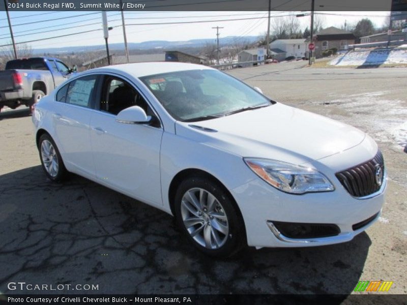 Summit White / Ebony 2014 Buick Regal FWD