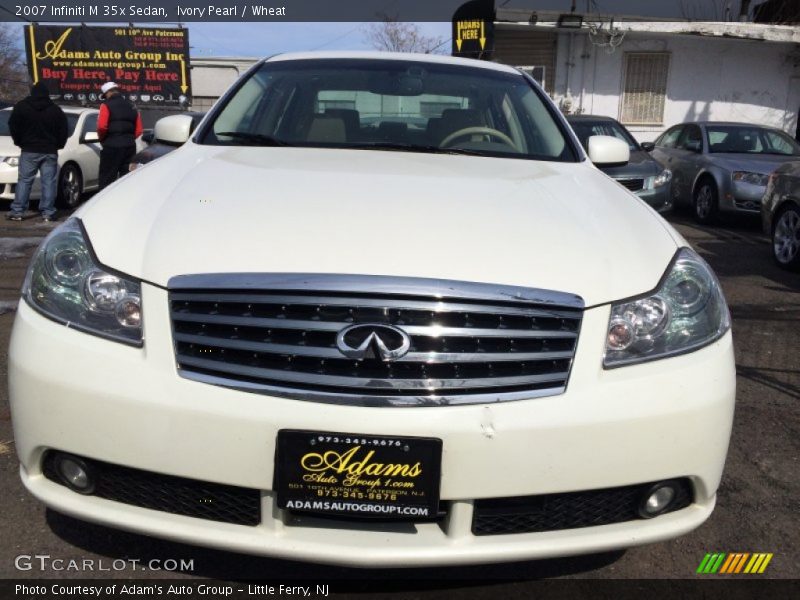 Ivory Pearl / Wheat 2007 Infiniti M 35x Sedan
