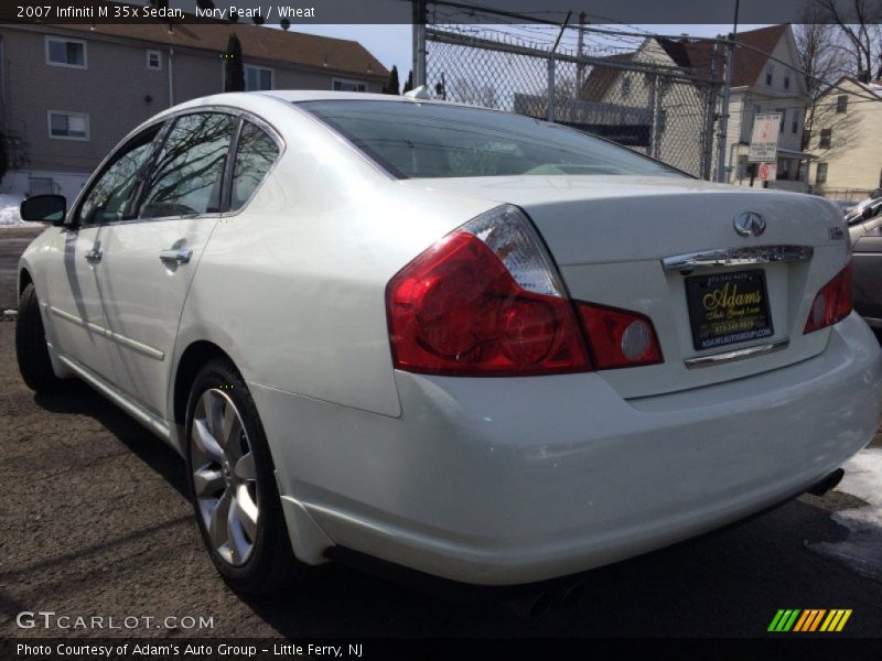 Ivory Pearl / Wheat 2007 Infiniti M 35x Sedan