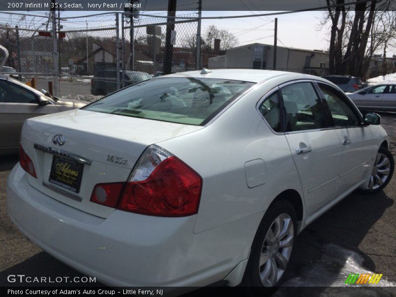 Ivory Pearl / Wheat 2007 Infiniti M 35x Sedan