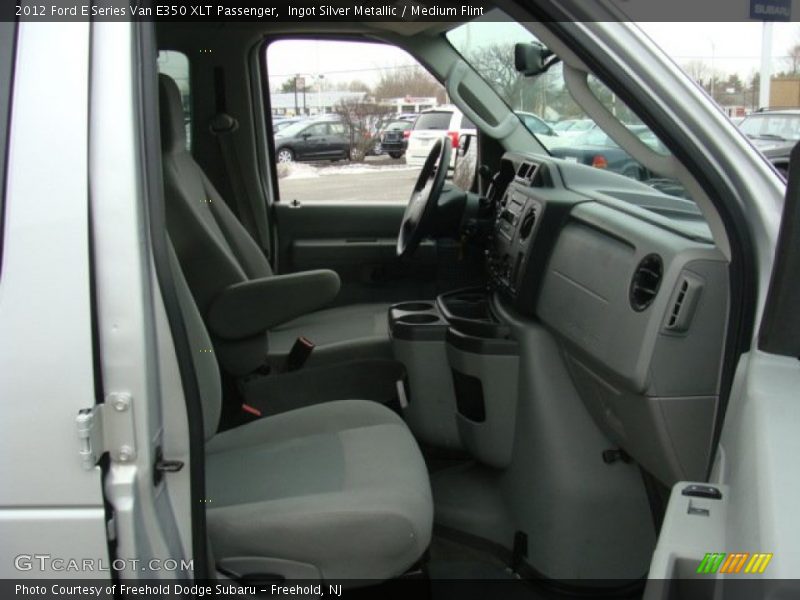 Ingot Silver Metallic / Medium Flint 2012 Ford E Series Van E350 XLT Passenger