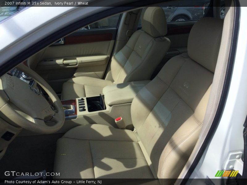 Ivory Pearl / Wheat 2007 Infiniti M 35x Sedan