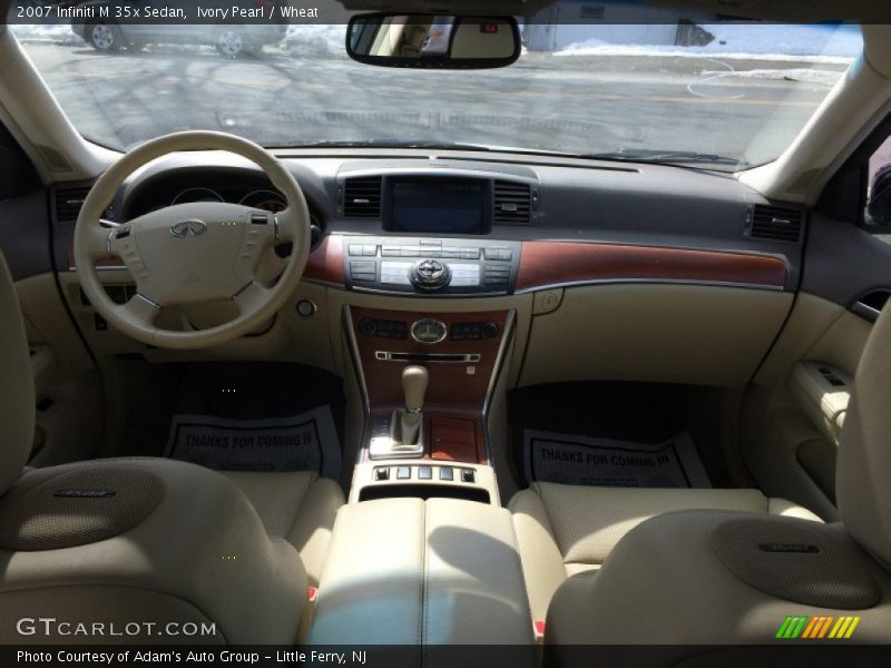 Ivory Pearl / Wheat 2007 Infiniti M 35x Sedan