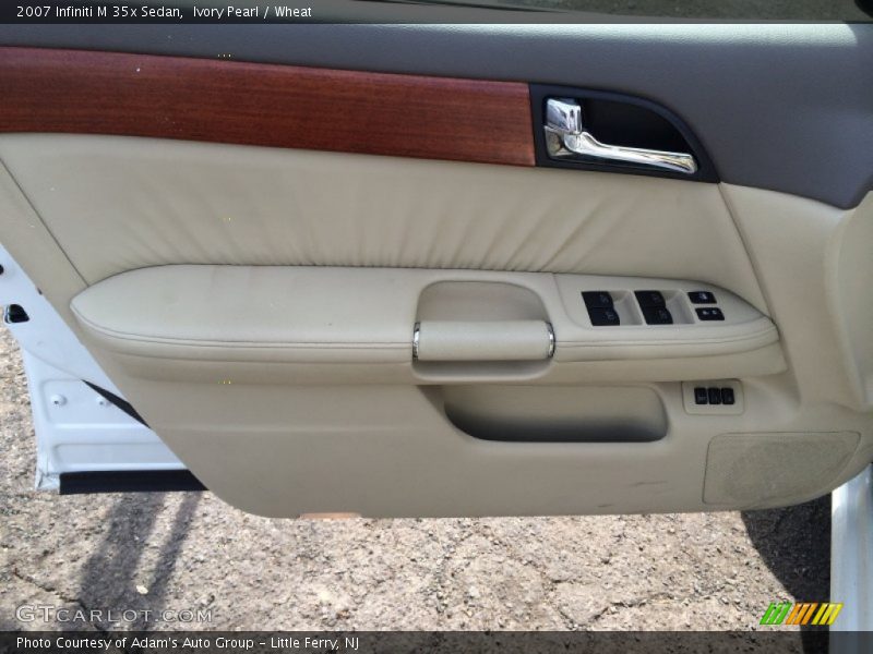 Ivory Pearl / Wheat 2007 Infiniti M 35x Sedan