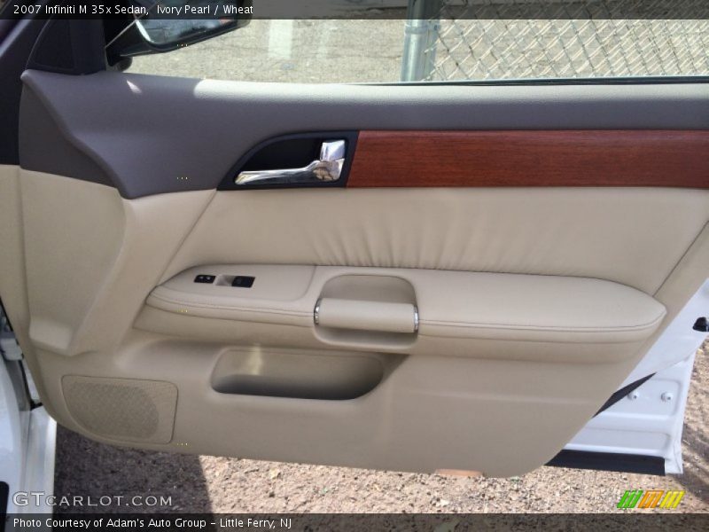 Ivory Pearl / Wheat 2007 Infiniti M 35x Sedan