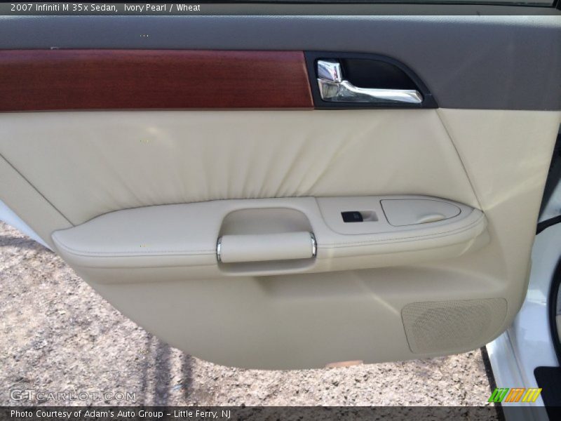 Ivory Pearl / Wheat 2007 Infiniti M 35x Sedan
