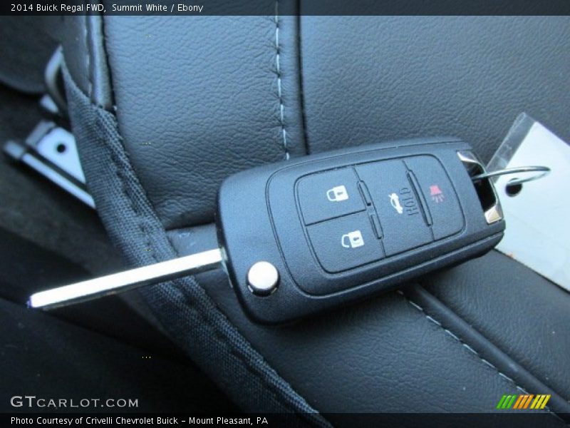 Summit White / Ebony 2014 Buick Regal FWD