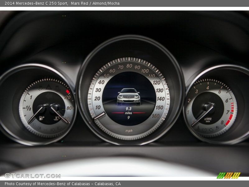 Mars Red / Almond/Mocha 2014 Mercedes-Benz C 250 Sport