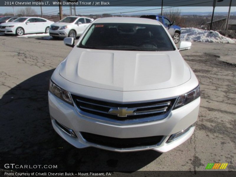 White Diamond Tricoat / Jet Black 2014 Chevrolet Impala LT