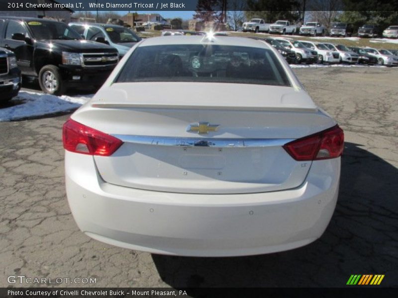 White Diamond Tricoat / Jet Black 2014 Chevrolet Impala LT