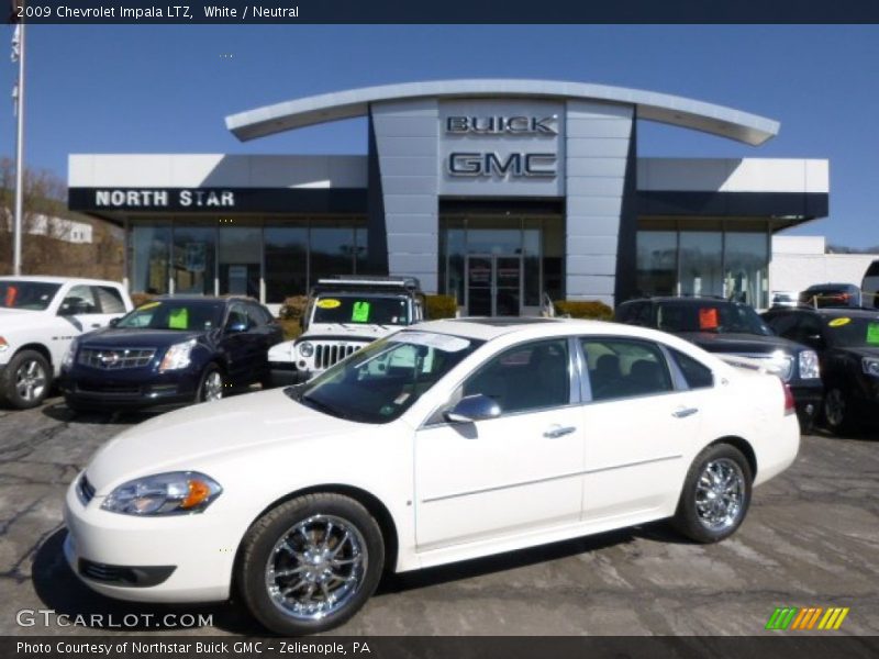 White / Neutral 2009 Chevrolet Impala LTZ