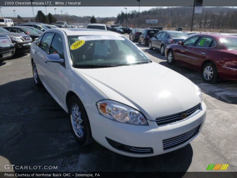 White / Neutral 2009 Chevrolet Impala LTZ