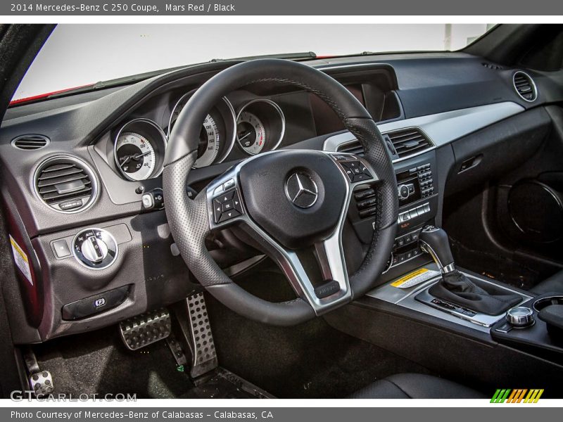Mars Red / Black 2014 Mercedes-Benz C 250 Coupe