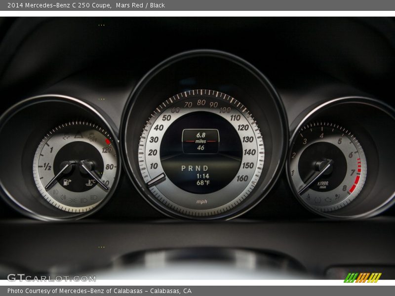 Mars Red / Black 2014 Mercedes-Benz C 250 Coupe