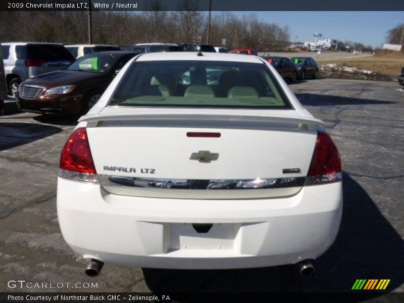 White / Neutral 2009 Chevrolet Impala LTZ