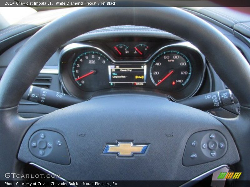 White Diamond Tricoat / Jet Black 2014 Chevrolet Impala LT