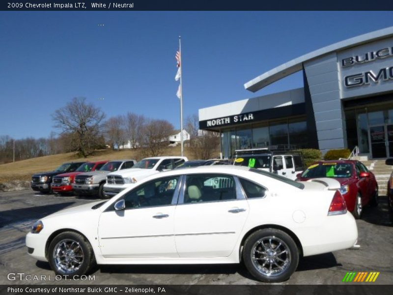 White / Neutral 2009 Chevrolet Impala LTZ