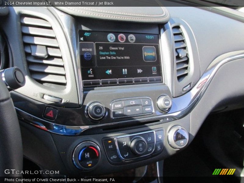 White Diamond Tricoat / Jet Black 2014 Chevrolet Impala LT