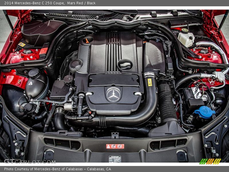 Mars Red / Black 2014 Mercedes-Benz C 250 Coupe