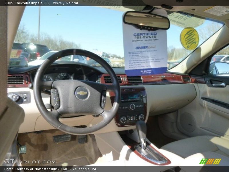 White / Neutral 2009 Chevrolet Impala LTZ