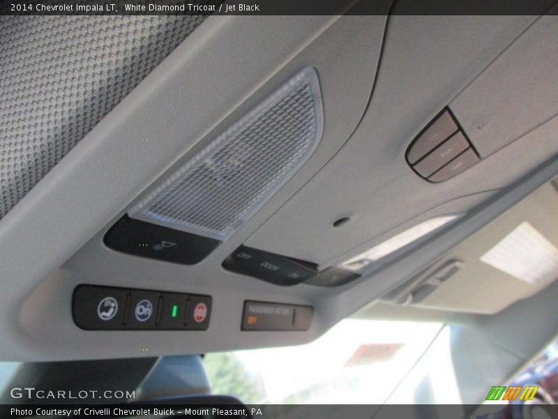 White Diamond Tricoat / Jet Black 2014 Chevrolet Impala LT