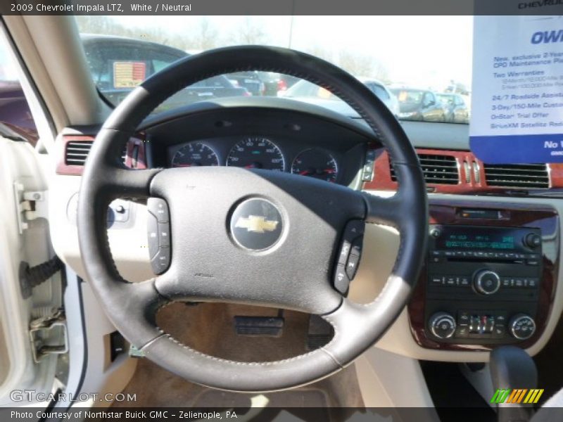 White / Neutral 2009 Chevrolet Impala LTZ