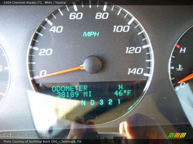 White / Neutral 2009 Chevrolet Impala LTZ