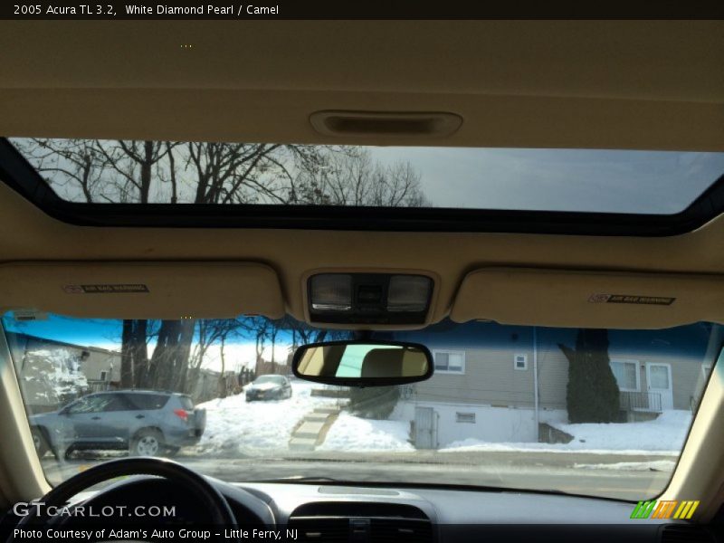 White Diamond Pearl / Camel 2005 Acura TL 3.2