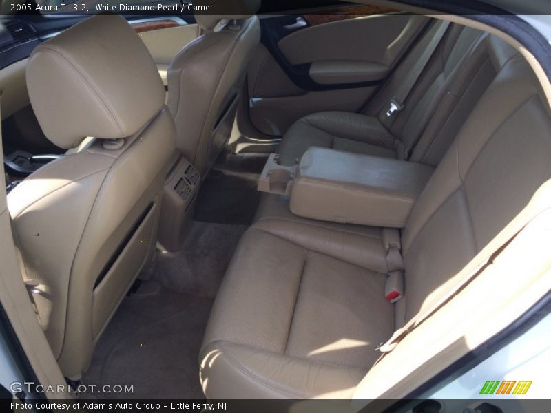 White Diamond Pearl / Camel 2005 Acura TL 3.2