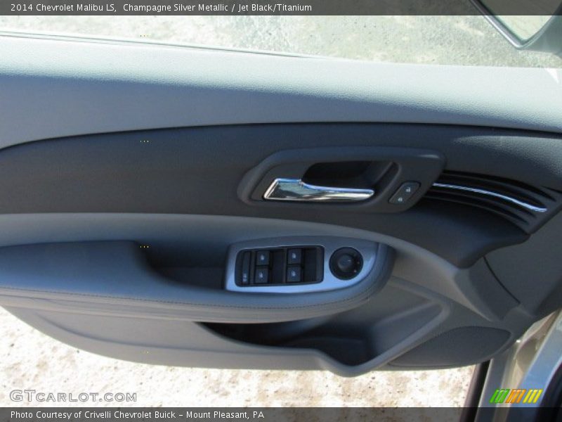 Champagne Silver Metallic / Jet Black/Titanium 2014 Chevrolet Malibu LS