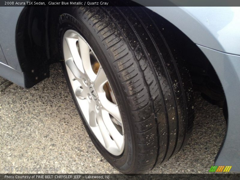 Glacier Blue Metallic / Quartz Gray 2008 Acura TSX Sedan